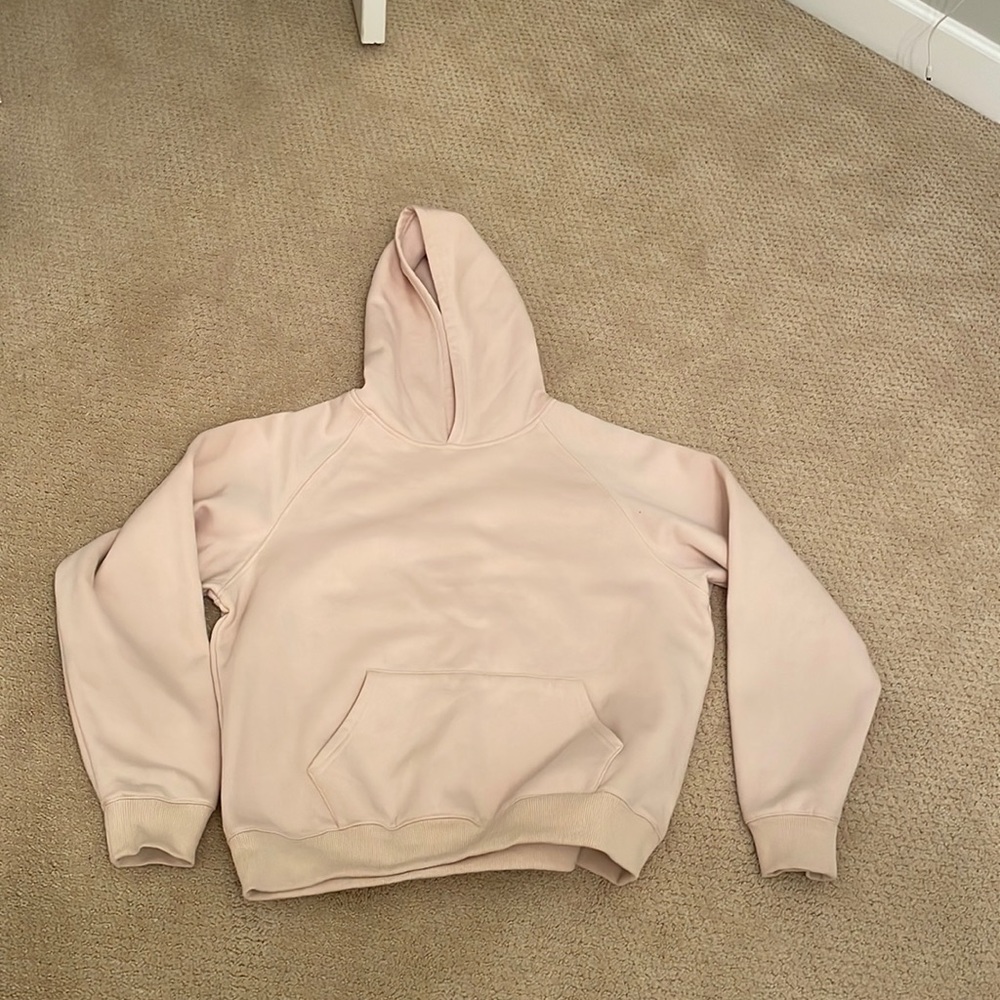 tan hoodie